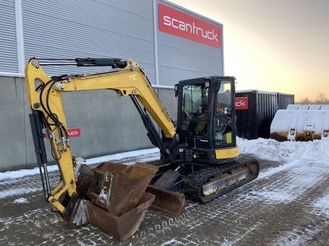 2017 Yanmar VIO50-6 mini excavator, side view