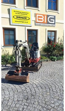 2009 Takeuchi TB108 mini excavator front view