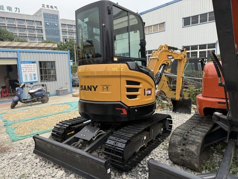 2025 Sany SY26U mini excavator rear view