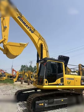 2023 Komatsu PC350-8 crawler excavator, side view