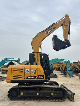 2023 Sany SY95C mini excavator side view