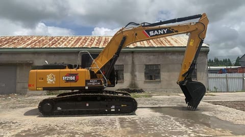 2024 Sany SY215C crawler excavator, side profile view