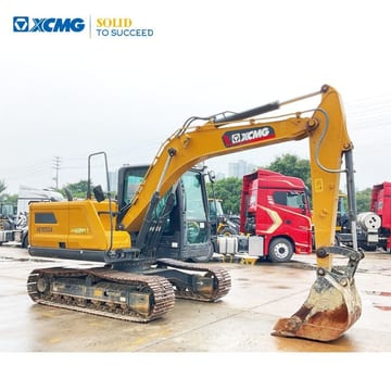 2024 XCMG XE105GA crawler excavator side view