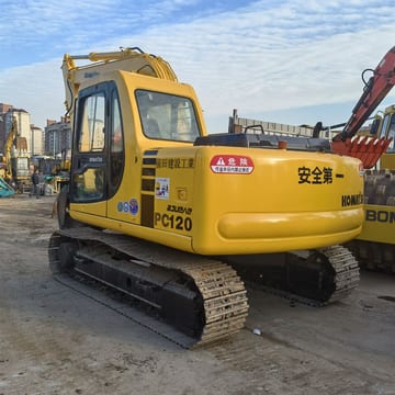 2024 Komatsu PC120-6 excavator rear three-quarter view