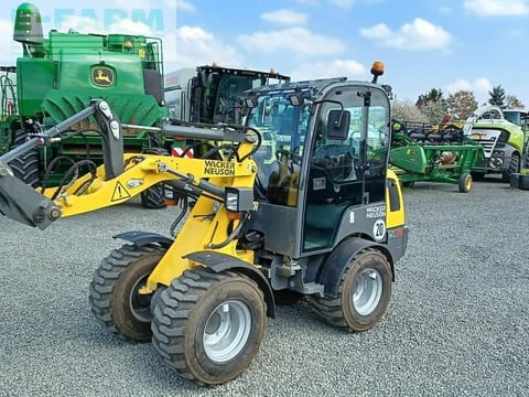 2020 Wacker Neuson WL 25 mini excavator, front three-quarter view