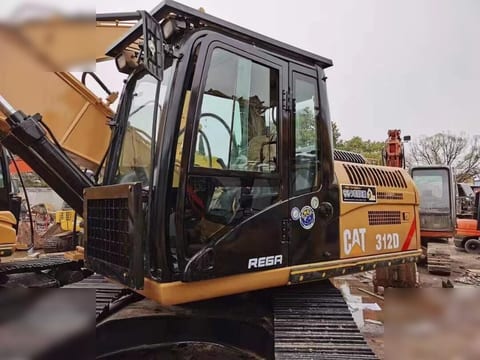 2018 Caterpillar 312D crawler excavator cab and side view 2018 Caterpillar 312D crawler excavator cab and side view