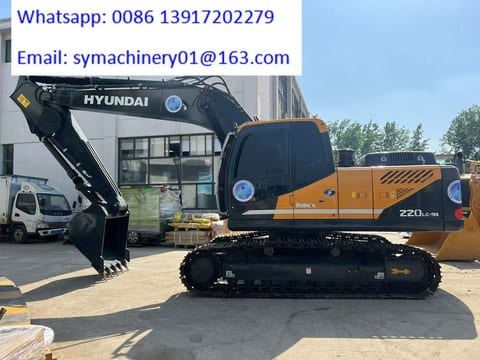 2025 Hyundai R220LC-9S crawler excavator side view
