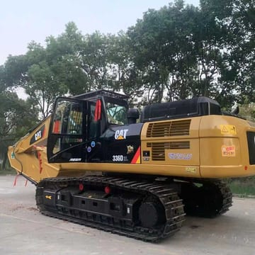 2021 Caterpillar 336D L crawler excavator, side profile view