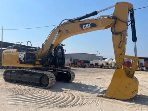 2017 Caterpillar 336FL crawler excavator, side profile view
