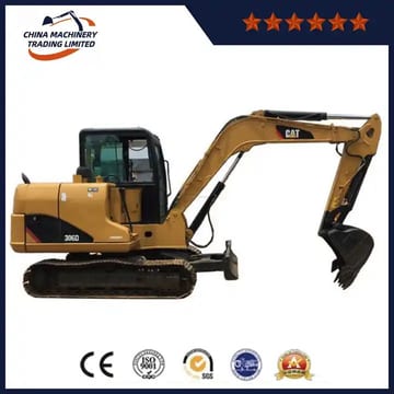 2016 Caterpillar 306D mini excavator side view