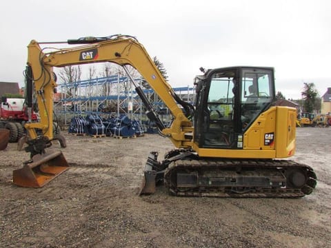 2019 Caterpillar 308 mini excavator side view