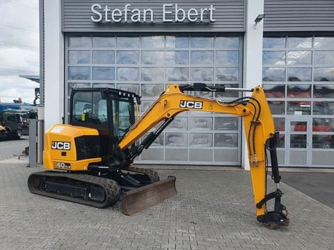 2022 JCB 60C-2 mini excavator, side view