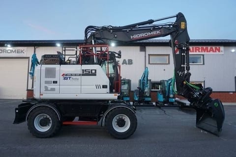 2025 Hidromek HMK 150WR-5 wheel excavator, side view