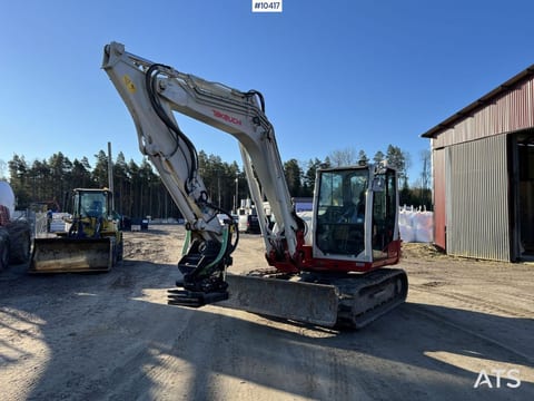 2022 Takeuchi TB290-2 mini excavator, side view