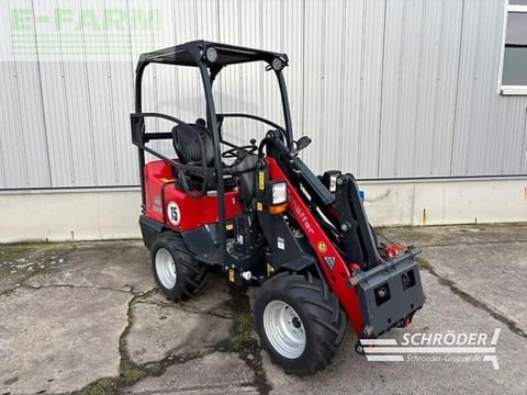 2024 Schäffer 1622 mini excavator, front three-quarter view 2024 Schäffer 1622 mini excavator, front three-quarter view