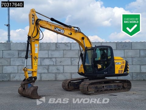 2019 JCB JS131LC crawler excavator, side view