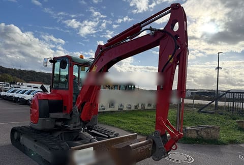 2016 Yanmar VIO50-U mini excavator, side view