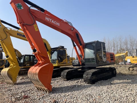 2024 Hitachi ZX200 crawler excavator, front three-quarter view 2024 Hitachi ZX200 crawler excavator, front three-quarter view