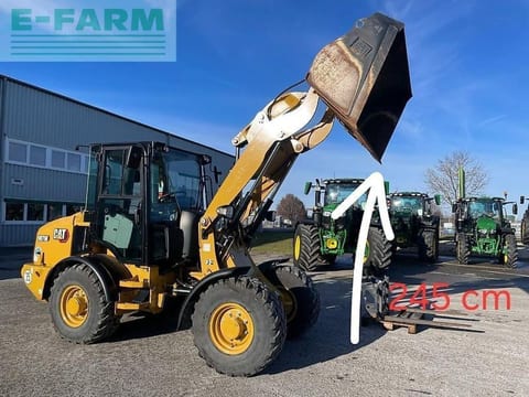 2021 Caterpillar 907M wheel loader side view 2021 Caterpillar 907M wheel loader side view