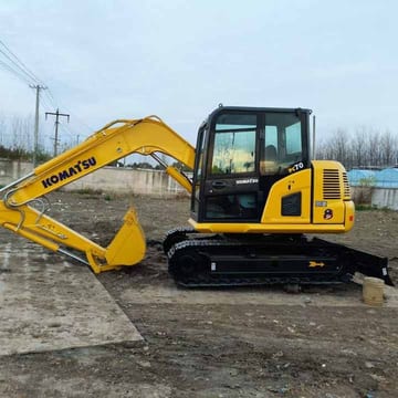2021 Komatsu PC70-8 crawler excavator, side view