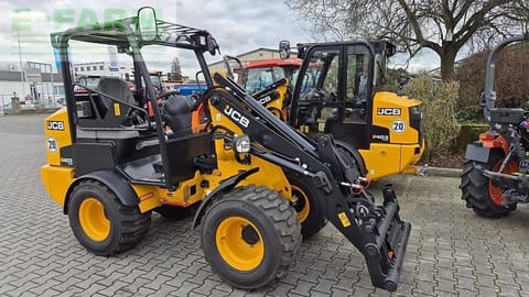 2025 JCB 403 AGRI mini excavator, front three-quarter view 2025 JCB 403 AGRI mini excavator, front three-quarter view
