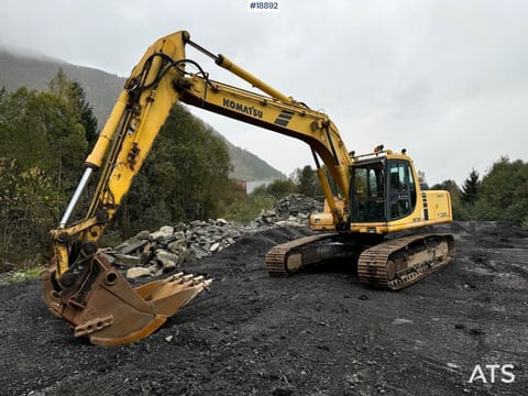 2001 Komatsu PC240LC-6K crawler excavator, side view