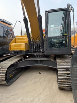 2026 XCMG XE215GA crawler excavator, front view of cab and boom 2026 XCMG XE215GA crawler excavator, front view of cab and boom