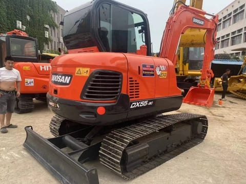 2023 Doosan DX55-9C Мини-экскаватор