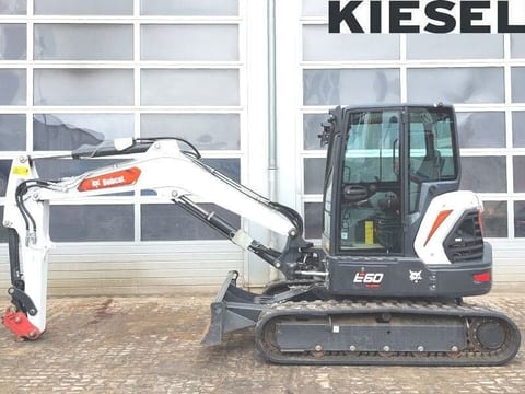 2022 Bobcat E60 mini excavator, side view