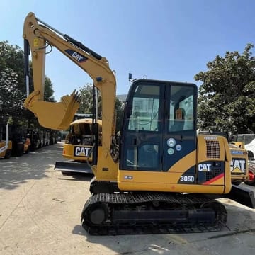 2022 Caterpillar 306D mini excavator side view