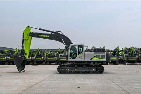 2025 Zoomlion ZE385G crawler excavator, side view