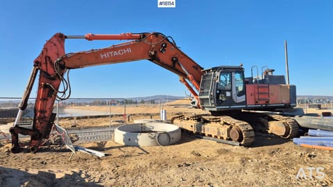 2008 Hitachi ZX470LCH-3 crawler excavator side view