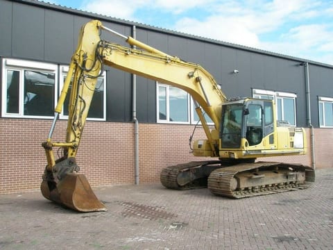 2008 Komatsu PC210LC-8 crawler excavator, side profile view