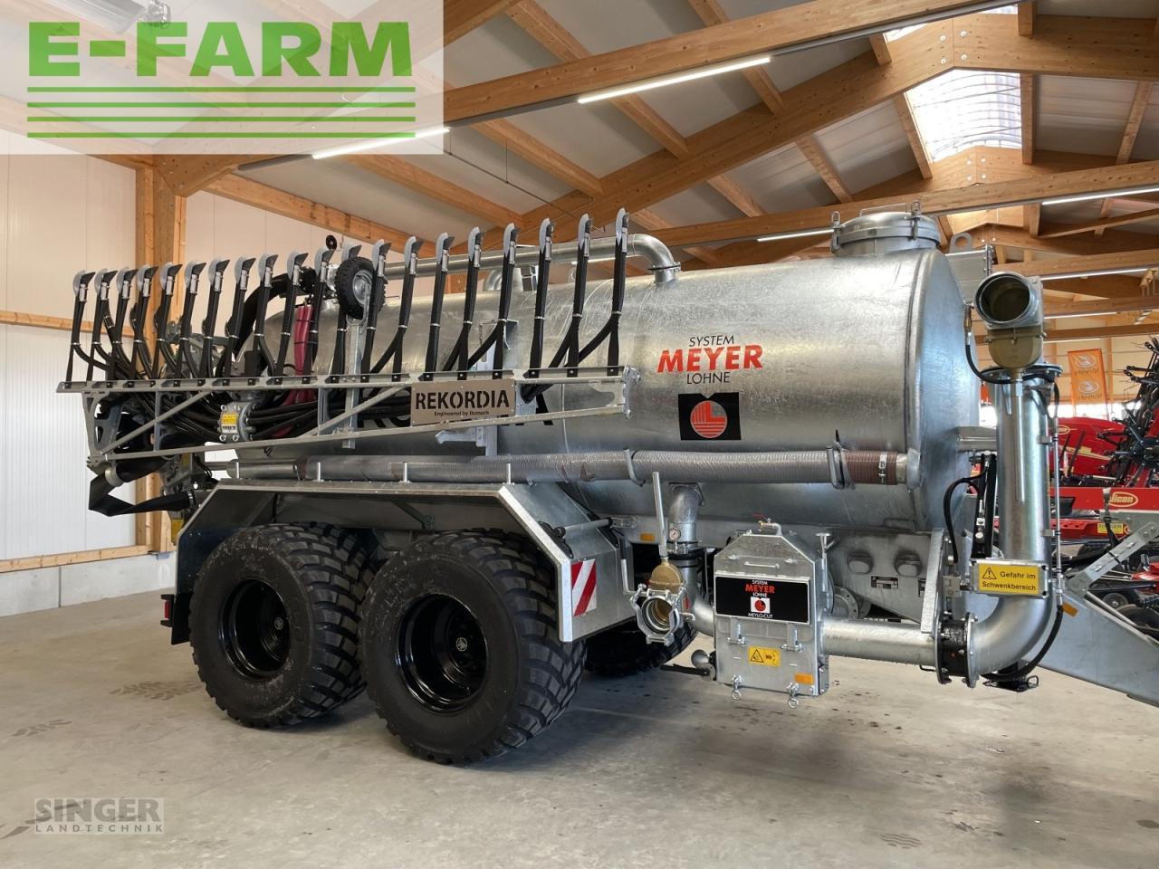 Slurry tanker Meyer-Lohne rekordia farmer 12500l mit bomech speedy 12