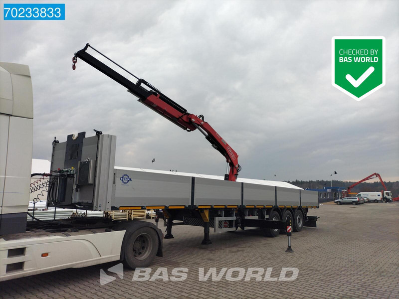 New Dropside/ Flatbed semi-trailer Bodex KIS3B 3 axles Without Truck