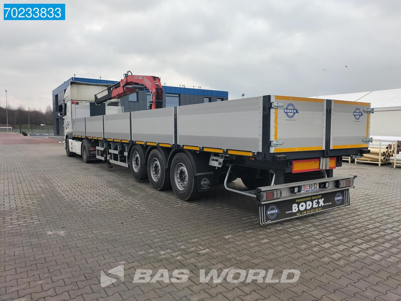 New Dropside/ Flatbed semi-trailer Bodex KIS3B 3 axles Without Truck