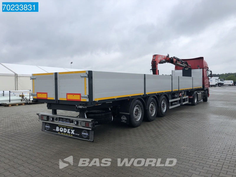 New Dropside/ Flatbed semi-trailer Bodex KIS3B 3 axles Without Truck