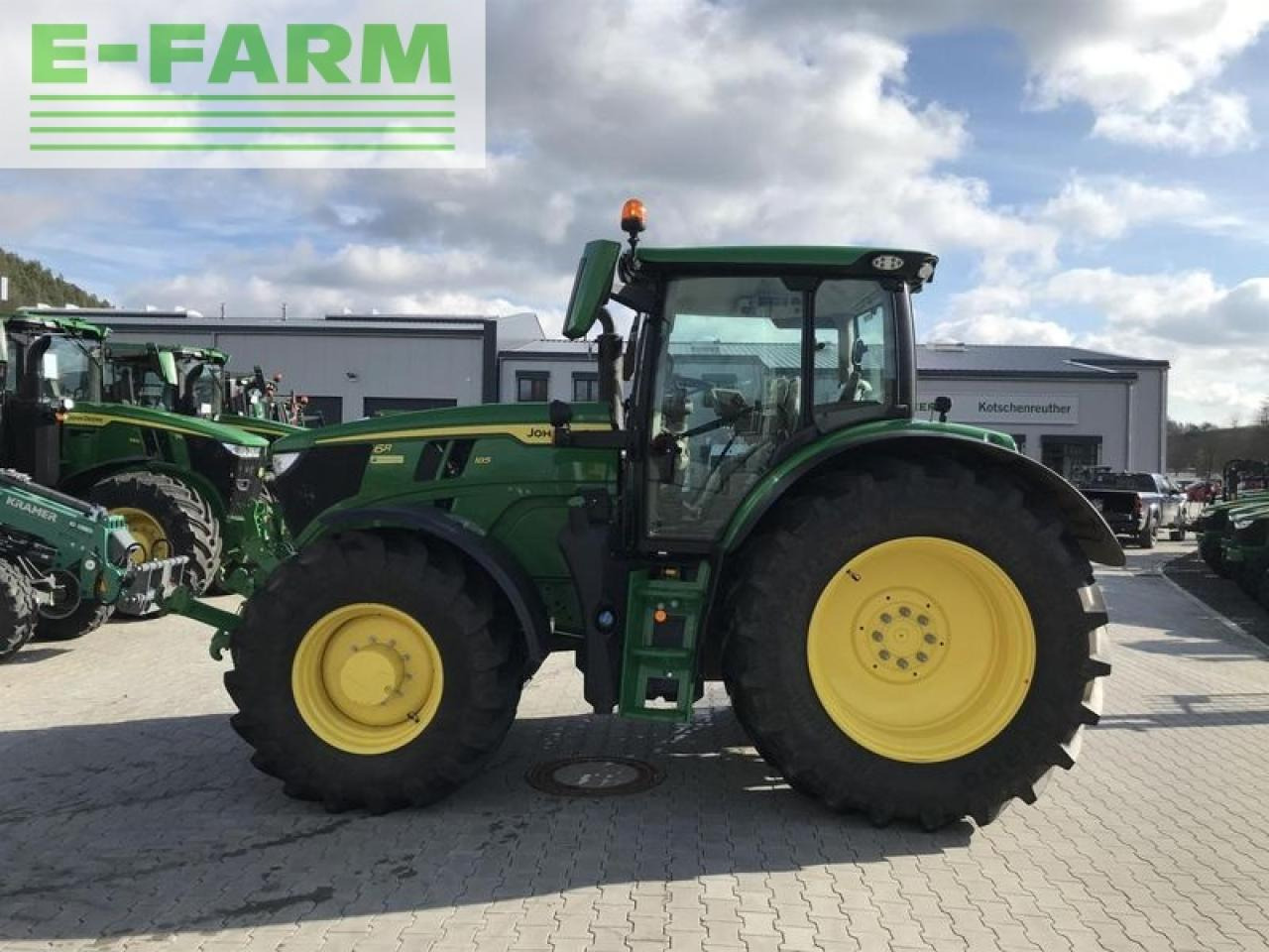 Farm tractor John Deere 6r 185