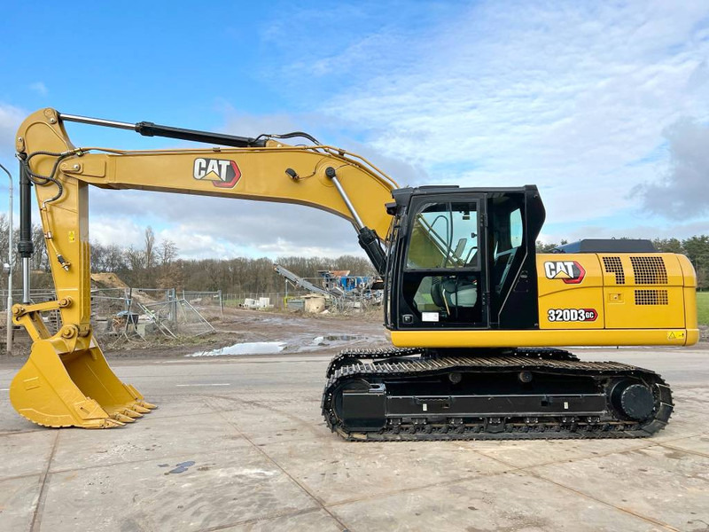 New Crawler excavator Cat 320D3 GC – New / Unused / Hammer Lines