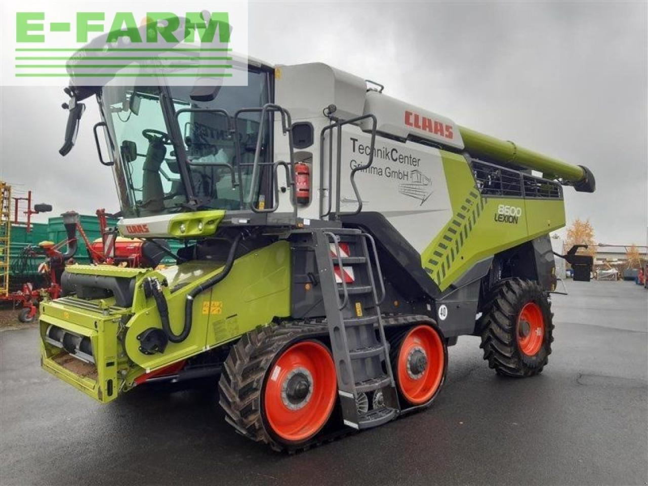 Combine harvester CLAAS lexion 8600 tt