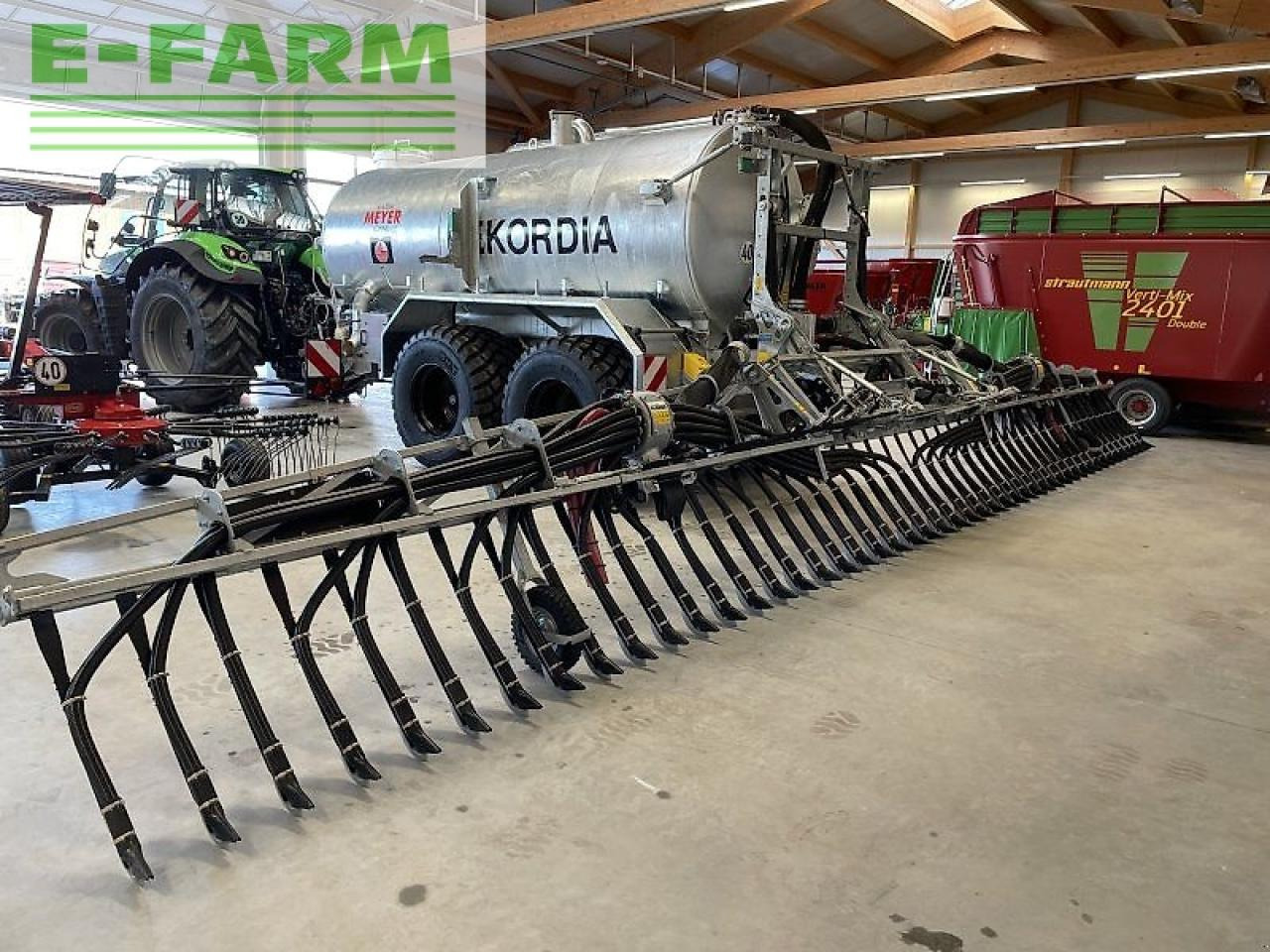 Fertilizing equipment Meyer-Lohne redkordia farmer 12500 mit bomech speedy 12