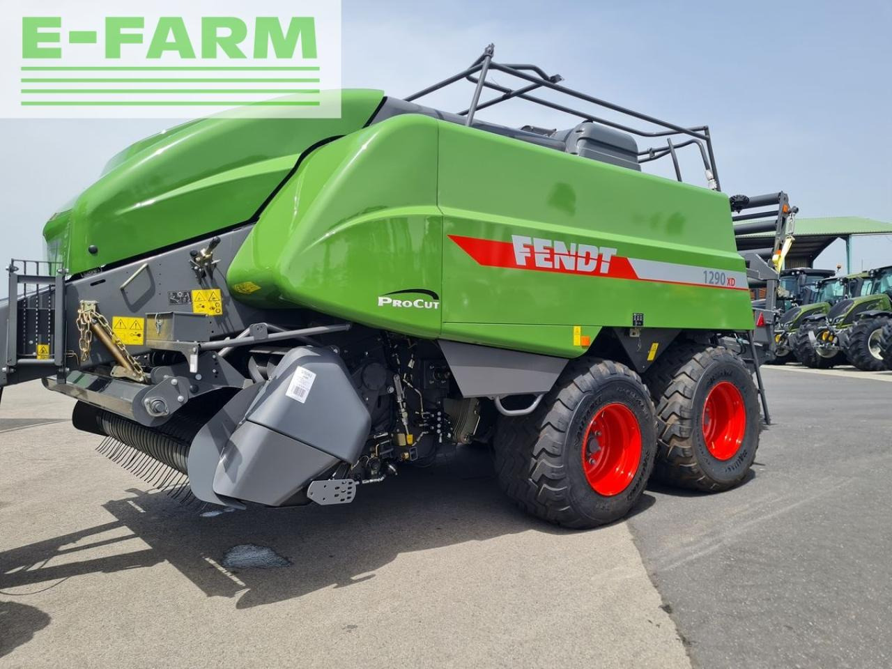 Square baler Fendt 1290 xd