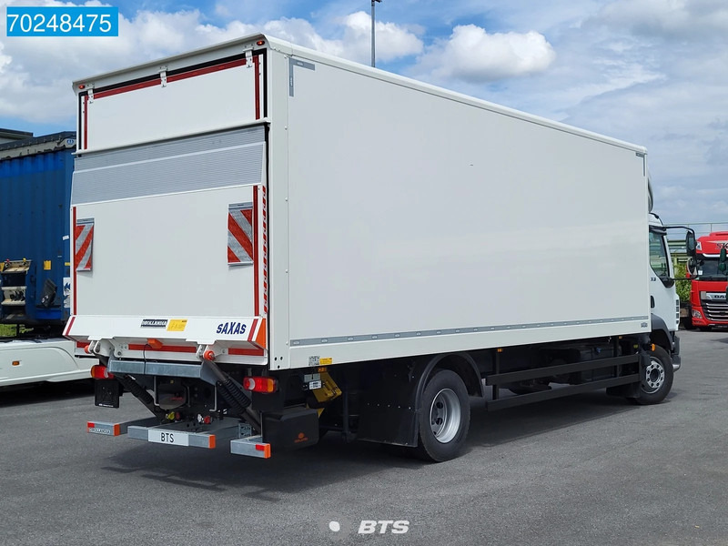 New Box truck DAF XB 290 4X2 16T SAXAS 1500kg Ladebordwand ACC GSR EURO 6