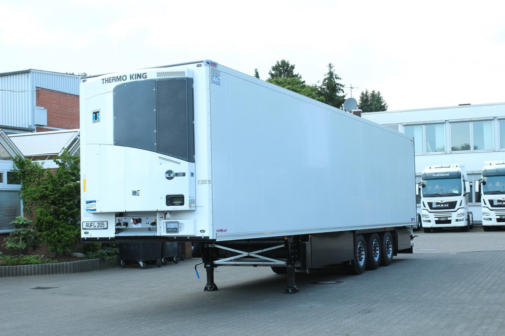 Refrigerator semi-trailer – rent SCHMITZ TK SLXi300 DS Strom Blumen 4xPal.Kasten Lift