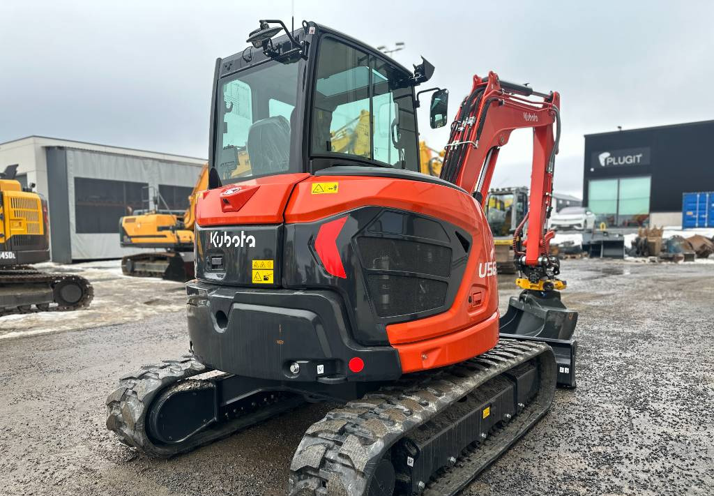 New Mini excavator Kubota U 56-5 Uusi varusteilla