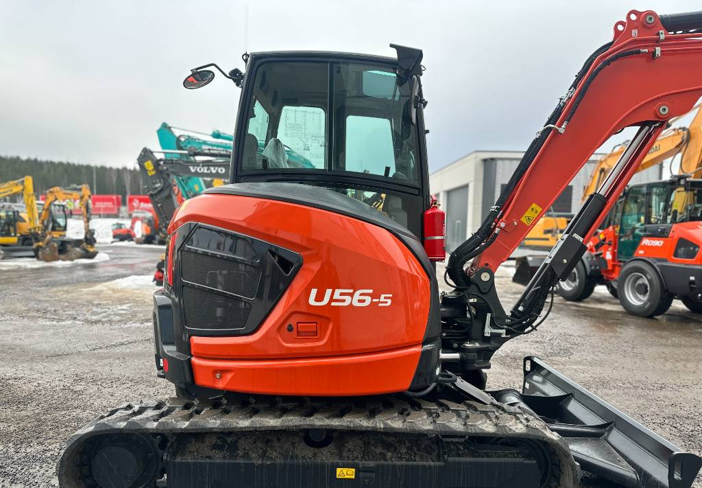 New Mini excavator Kubota U 56-5 Uusi varusteilla