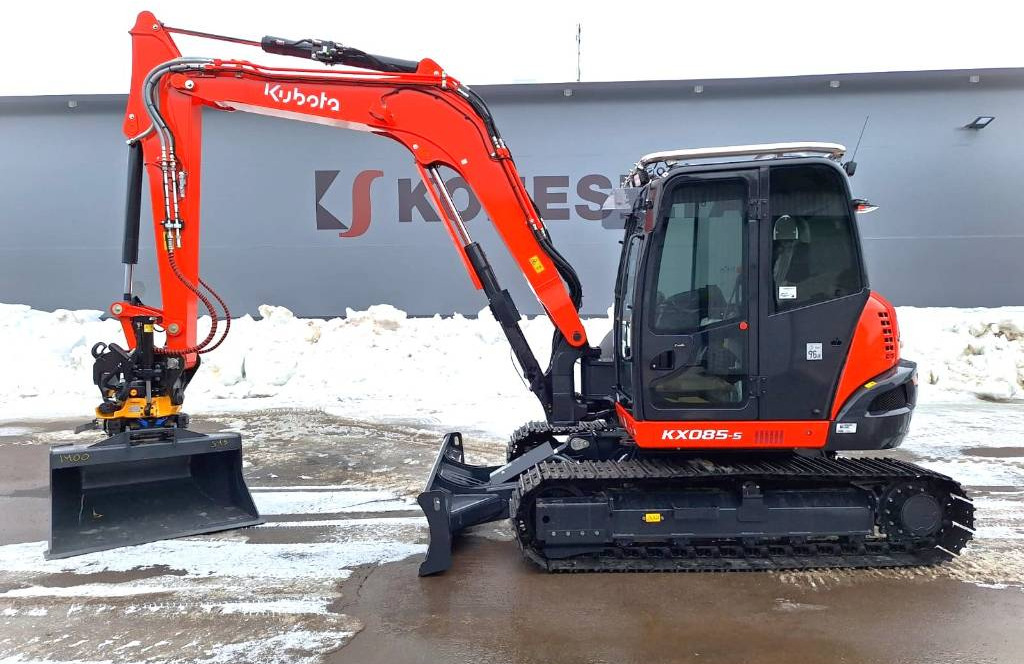 New Mini excavator Kubota KX085-5 UUTUUS!!