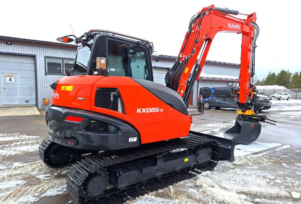 New Mini excavator Kubota KX085-5 UUTUUS!!