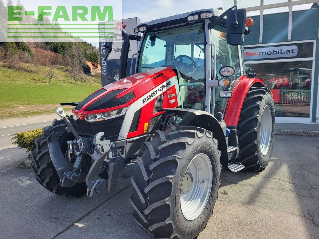 Farm tractor Massey Ferguson mf 5s.115 dyna-4 efficient