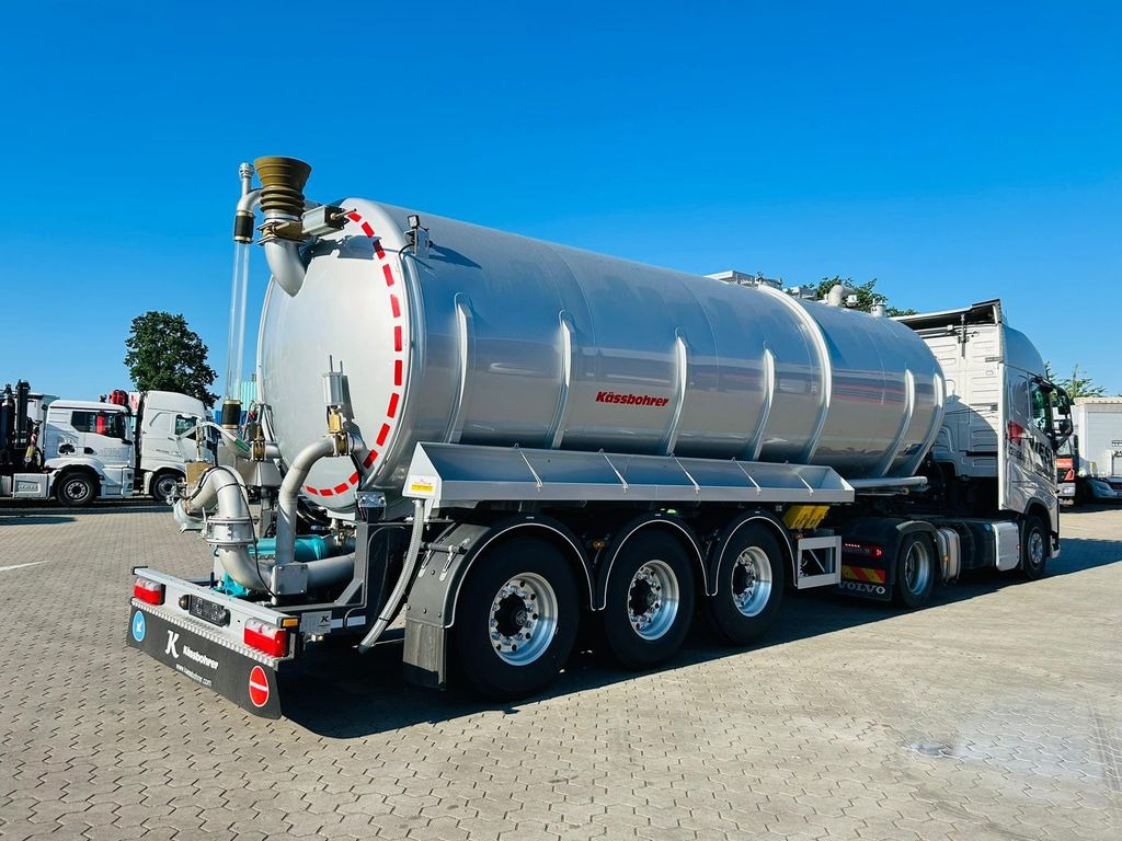 New Tank semi-trailer Kässbohrer K.STN L 30 Edelstahl Tanker 30m³ für Gülle